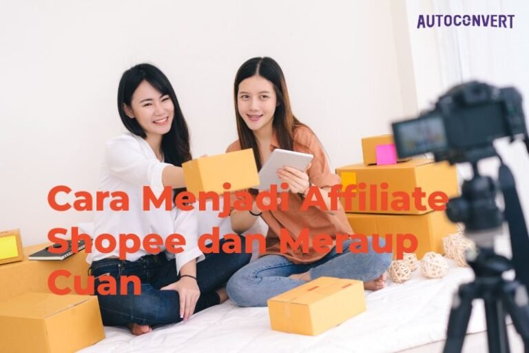 Cara Menjadi Affiliate Shopee