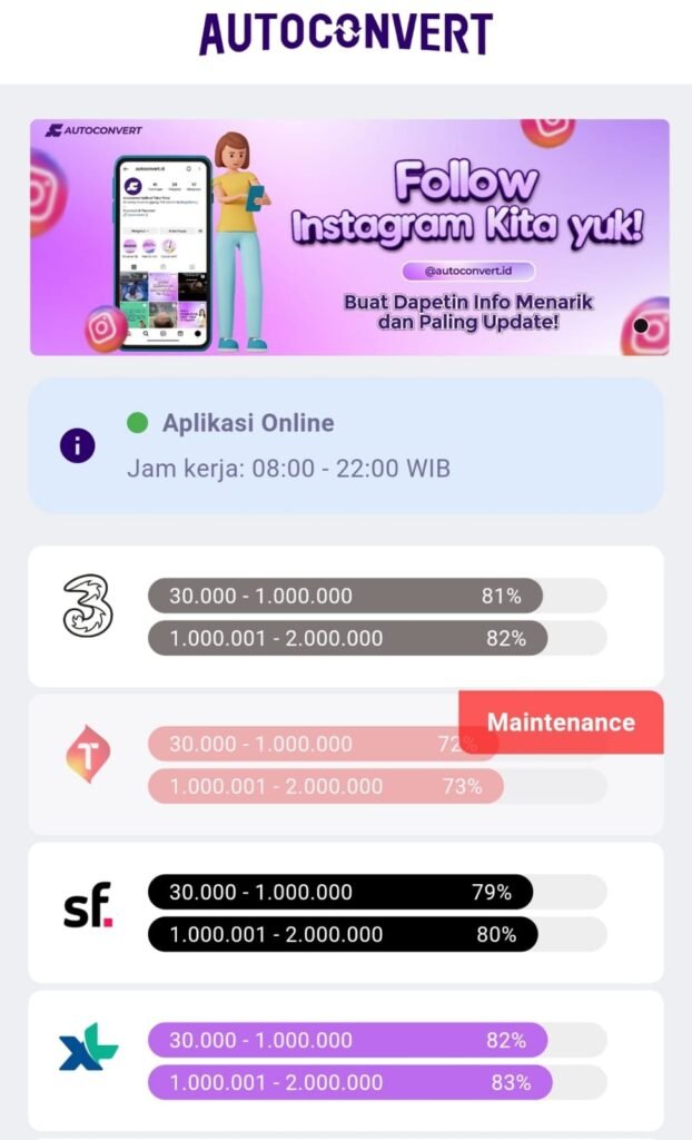 Convert pulsa Smartfren