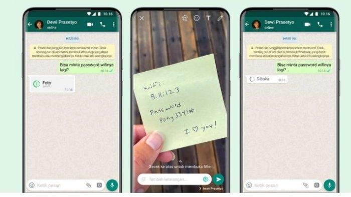 Foto dan Video WhatsApp