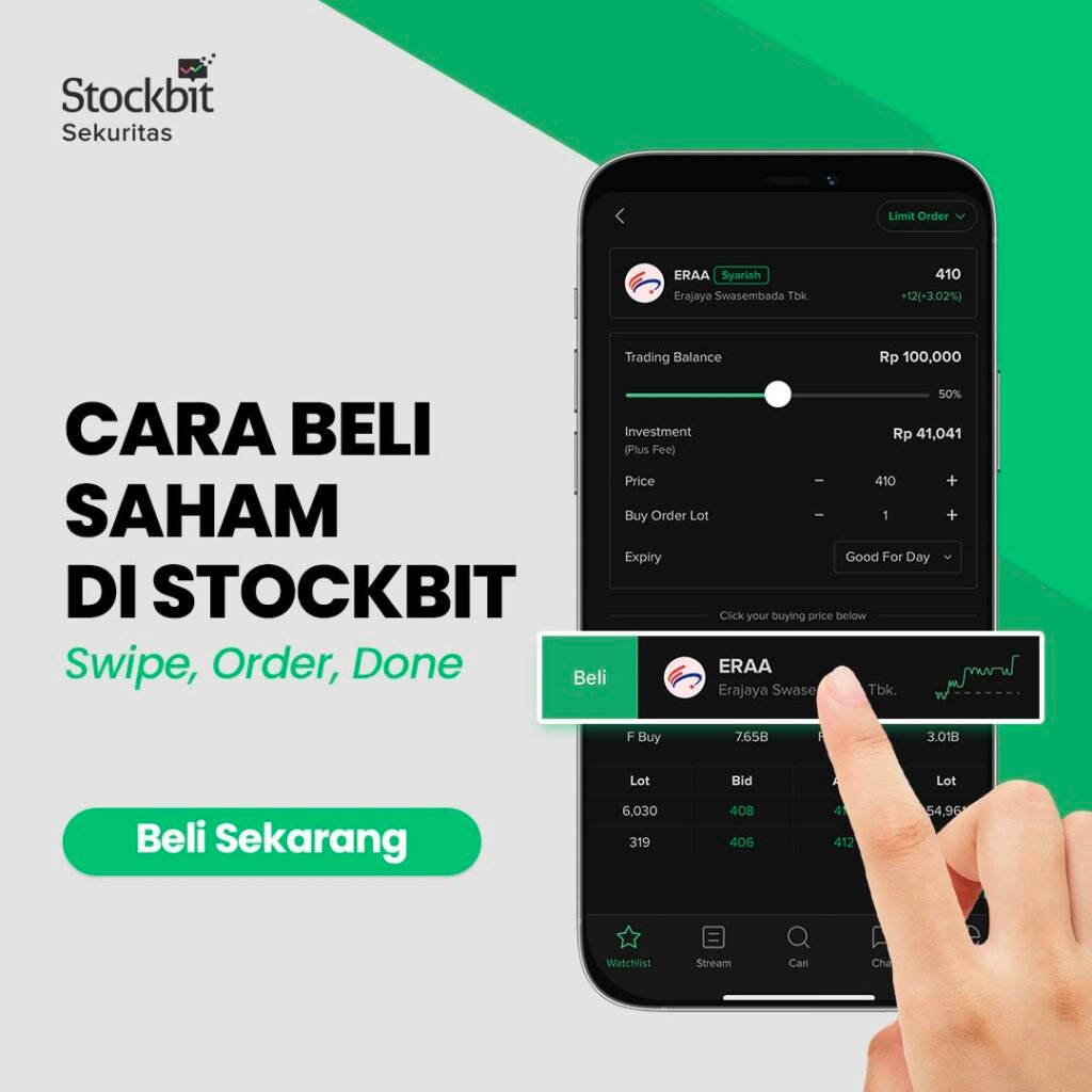 Investasi Saham di stockbit