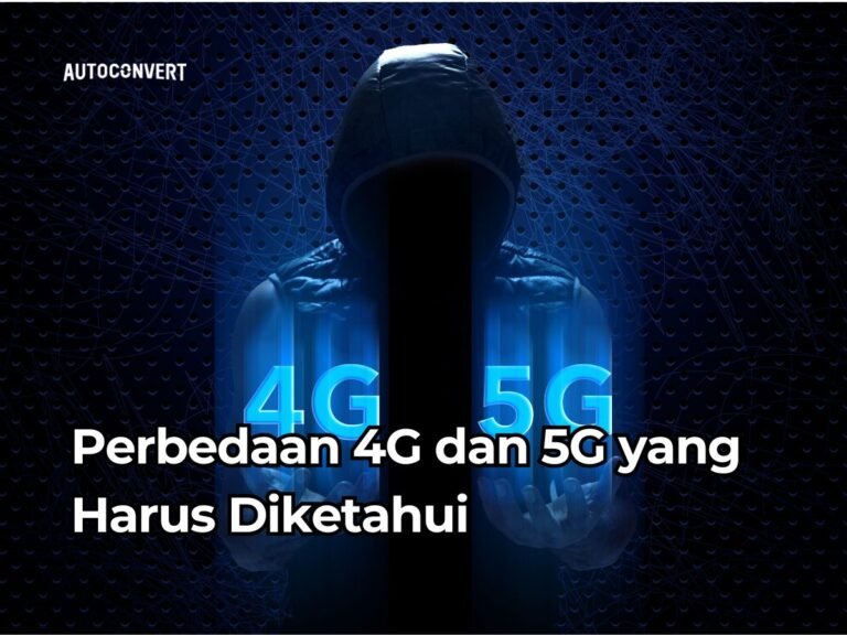 perbedaan 4g dan 5g