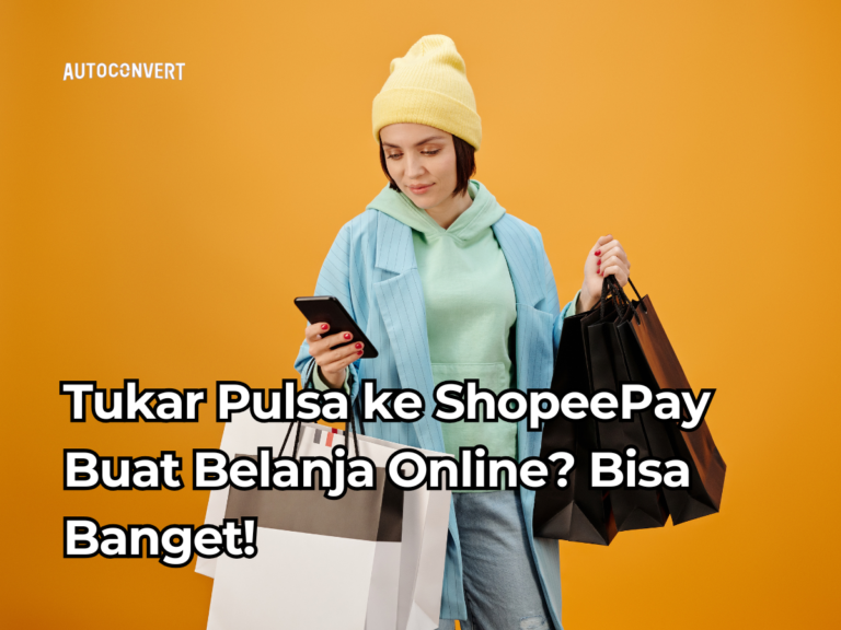 tukar pulsa ke shopeepay
