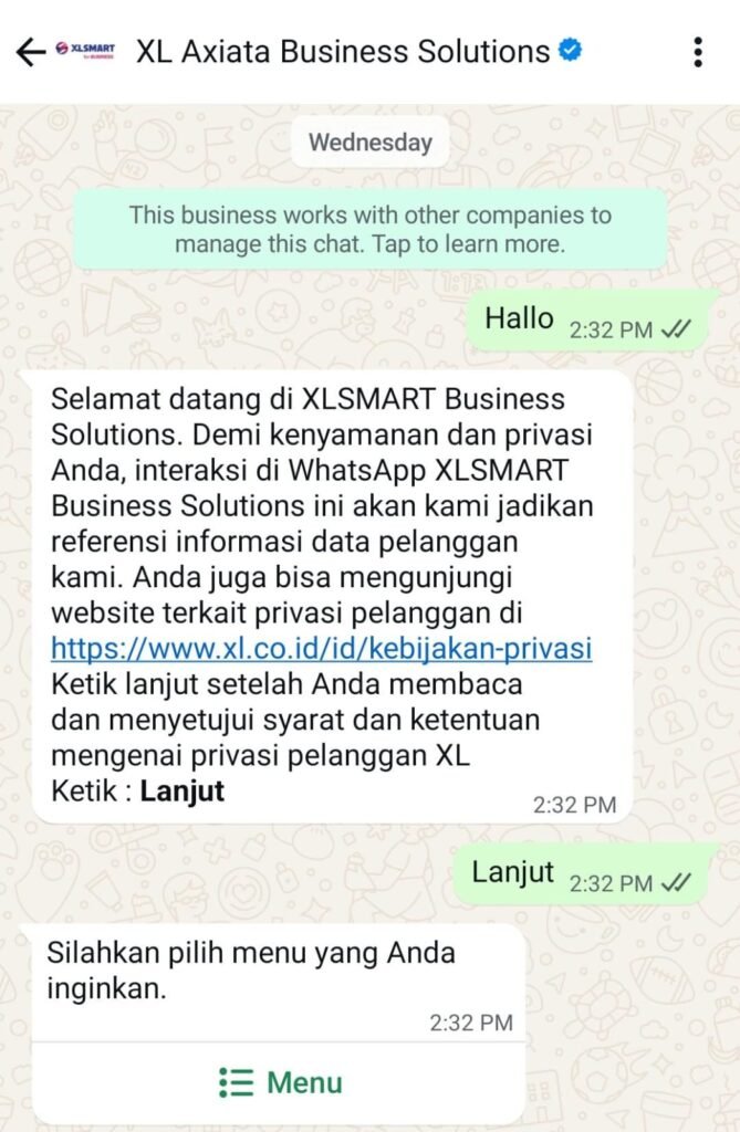 cek nomor xl