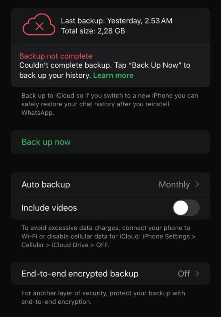restore chat wa