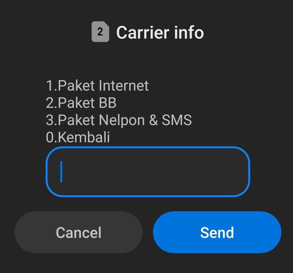 cara unreg paket indosat