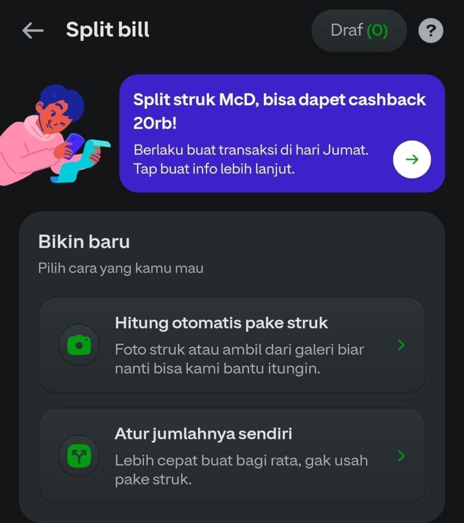 split bill