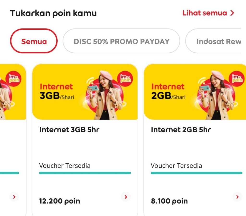 cara tukar poin im3