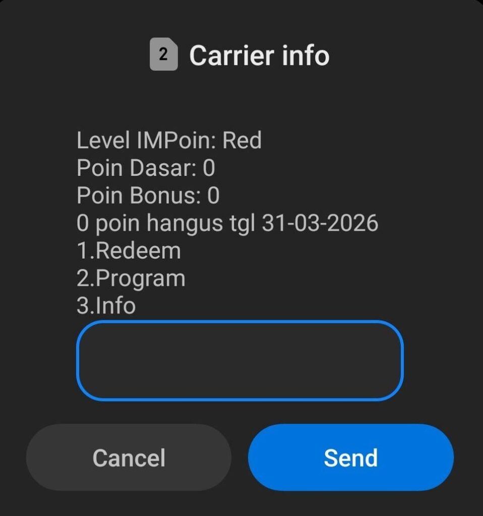 cara tukar poin im3