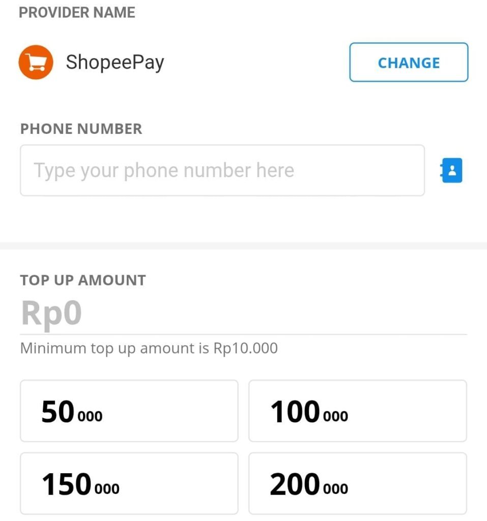 dana ke shopeepay